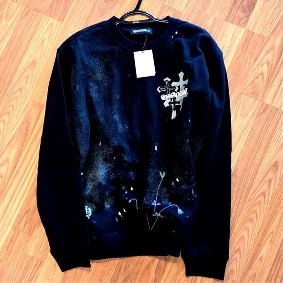 Chrome Hearts Black & Grey Large Men's Sweatshirt - Picture 4 of 9